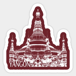 Yangon Sticker